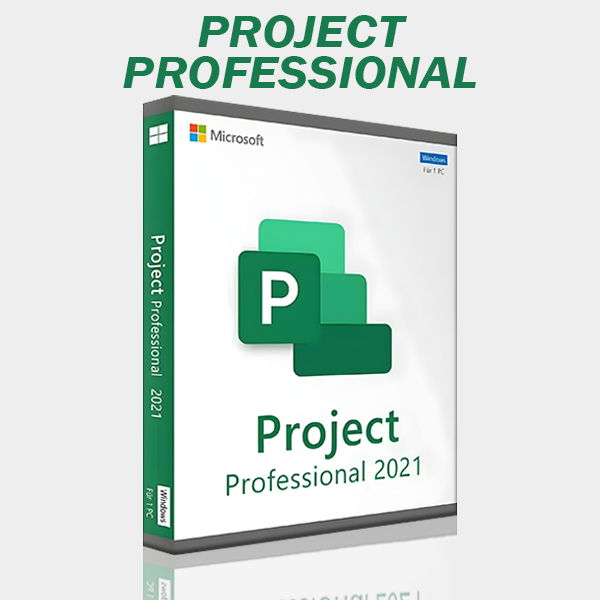 Microsoft Project Professional 2019 / 2021 (Activación Telefónica)
